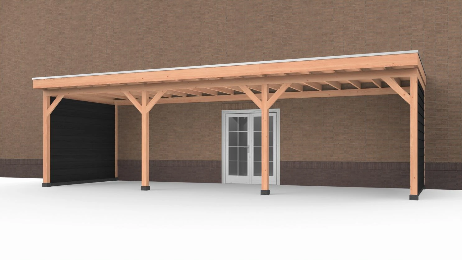 Douglas Buitenverblijf aan huis, 900 x 300, met twee zijwanden, Westwood - Afbeelding 2